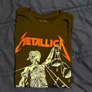 Black t-shirt, medium size, cotton material